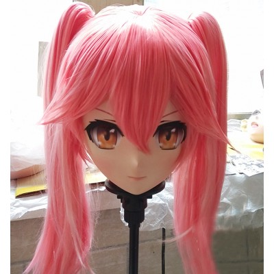 (KM261)Quality Handmade Female/Girl Resin 3/4 Head Japanese Cartoon Character Tamamo no Mae Cosplay Kigurumi Mask Crossdresser